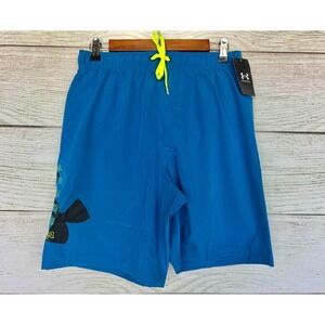 Under Armour Swim Shorts Mens Size‎ Small Cruise Blue Swim Trunk Shorts New